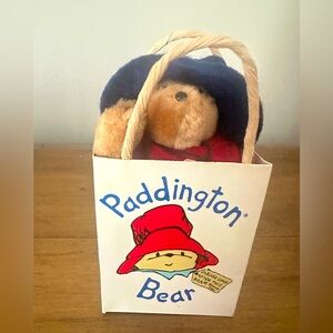 Mini Paddington Bear Eden Toys Plush Toy in Bag, 1987